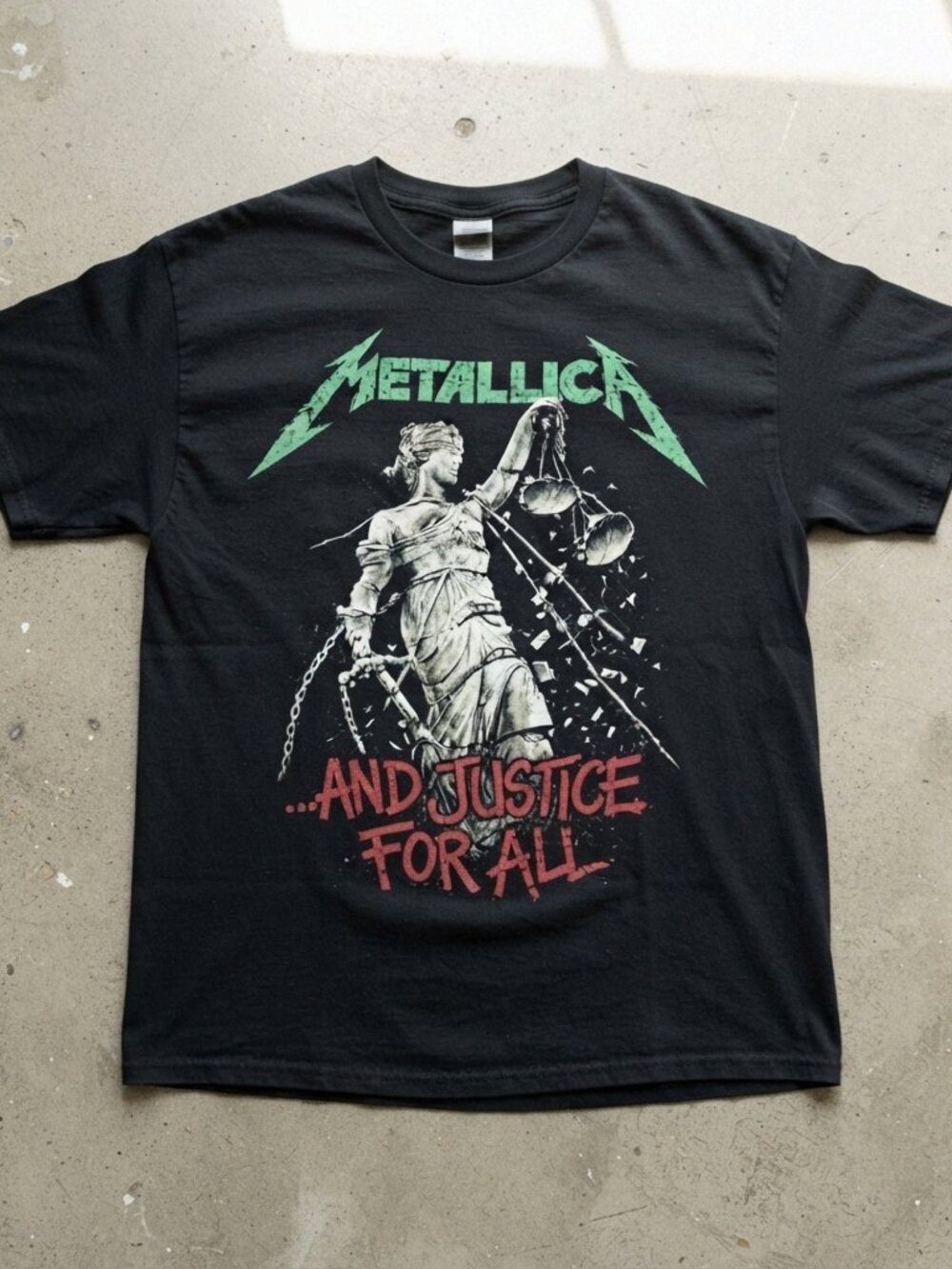 Metallica And Justice For All Vintage Graphic T-Shirt